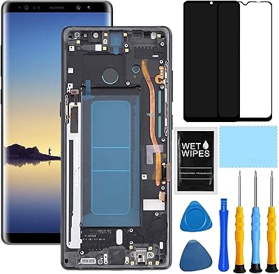 Écran de remplacement amoled pour samsung galaxy note 8 avec cadre pour écran tactile lcd samsung note 8 sm-n950u n950a n950w avec outils de réparation 6,3 pouces. Diaytar Sénégal : Parce que chaque FCFA compte
