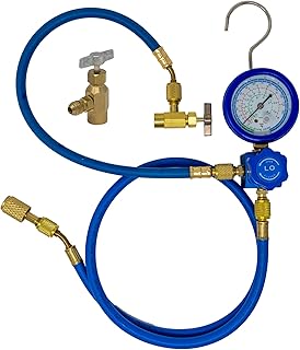Kit de tuyaux et de jauge r290 et r600a avec valve de robinet