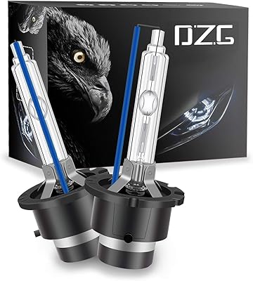 Ampoules de phares au xénon dzg d2s hid 8000k bleu vif 35w, ampoules
