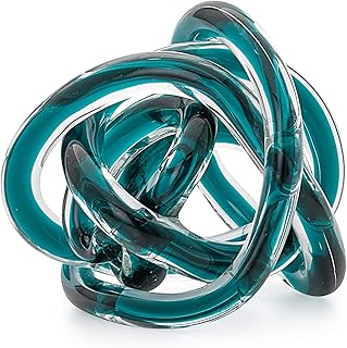 Boule de verre complexe tori & tagus decor par orbit - noeud