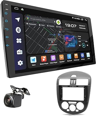 Compatible avec ugar pour nissan tiida (c12) 2011-2016 9 pouces android dsp 10.0
