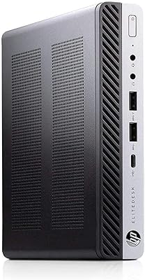 Mini ordinateur de bureau hautes performances hp 800 g3 intel i5-6500 jusqu'à 3,60