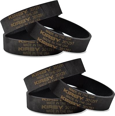 Courroies d'aspirateur kirby 301291 pour toutes les générations de modèles g3, g4, g5