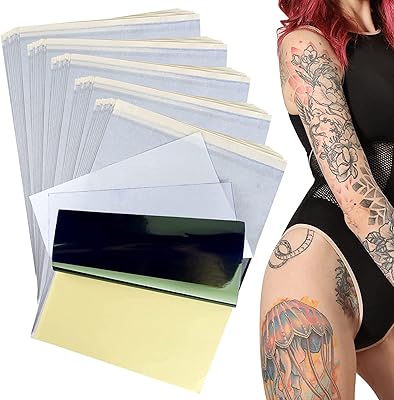 Papier de transfert de tatouage 30 pièces de papier de pochoir de tatouage