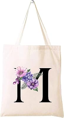 Sac fourre-tout en coton et toile respectueux de l'environnement avec motif imprimé floral