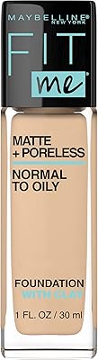 Fond de teint maybeline fit me matte + poreless, beige naturel, 30 ml