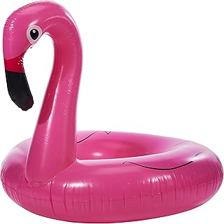 Flotteur de piscine gonflable flamant géant géant, siège de fête d'été pour enfants