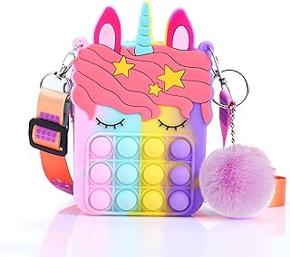 Sac à bandoulière pop fidget sac main pour filles jouet