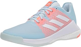 Chaussures de volley-ball adidas crazy flight pour femmes, blanc team collegiate red, 36