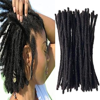 Extension de dreadlocks 100 % cheveux humains yotchoi faite à la main petite