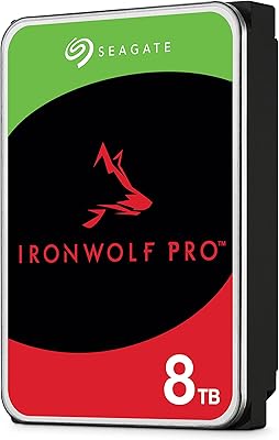 Seagate ironwolf pro, 8 to, disque dur interne nas enterprise – cmr 3,5