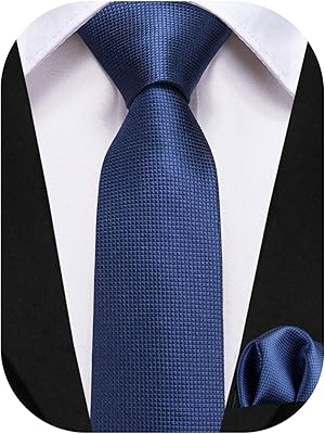 Cravate en soie à nouer avec pochette de costume pour garçon, ensemble 8-14