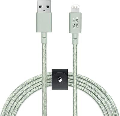 Câble lightning native union - câble de chargement lightning vers usb durable, renforcé