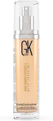 Global keratin gkhair curlsdefineher (100ml- 3.4 fl. oz) | activateur de boucles-crème hydratante