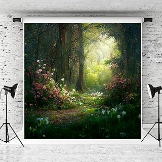 Kate 8x8 pieds toile de fond forêt pour photographie portrait floral