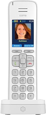Casque téléphonique ooma hd3 - blanc. fonctionne avec ooma tello.