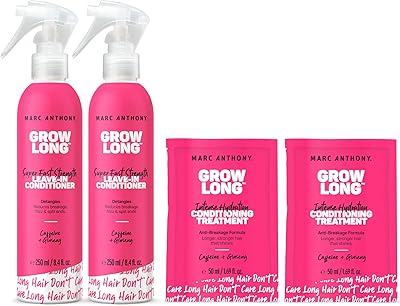 Coffret de soins cheveux longs marc anthony 2 sprays après-shampooing sans rinçage