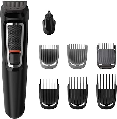 Tondeuse et tondeuse 8 en 1 philips multigroom series 3000 pour le visage
