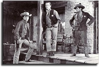 Jjijj martin ricky nelson rio bravo western cowboy john wayne dean affiche sur toile et décoration murale moderne pour chambre à coucher familiale 40 x 60 cm. Diaytar : Parce que bien acheter, c'est économiser