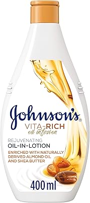 Lait corporel régénérant à l'huile vita-rich de johnson's, 400 ml