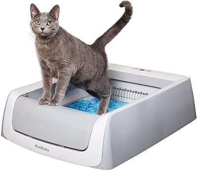 Bac à litière pour chat autonettoyant automatique sans cuillère avec bac à sable