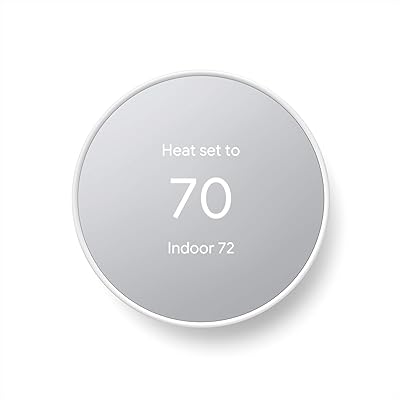Thermostat intelligent programmable nest de 4e génération avec wi-fi - neige