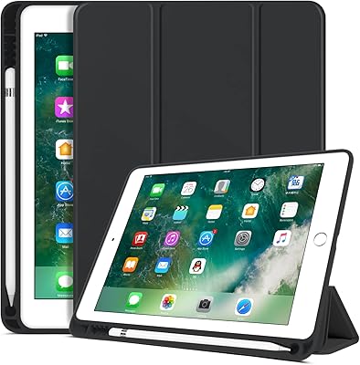 Étui bentopen pour ipad 6e génération étui 5e génération avec porte-crayon housse