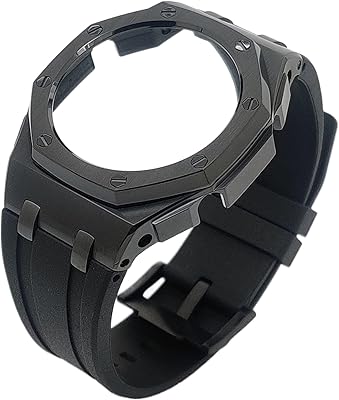 Hontao ga2100 casio offshore watch set 4 lunette en métal pour ga-2100/ga-2110/ga-b2100, zircone