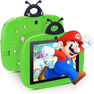 Tablette pour enfants se idea 7 pouces, tablette android cm75 avec étui pour enfants, tablette pour enfants avec iwawa/32 go/3 go de ram/batterie 4 heures/pc intelligent pour cadeau de fête des enfants/vert. Diaytar : Là où commence votre expérience shopping idéale