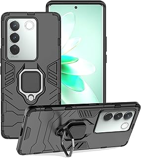 Housse de protection zed moon pour vivo v27 5g, double couche robuste, résistante