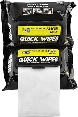 Lingettes pour chaussures, paquet de 60, lingettes humides pour nettoyer les chaussures