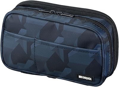 Trousse à crayons double fermeture éclair pour école bureau collège