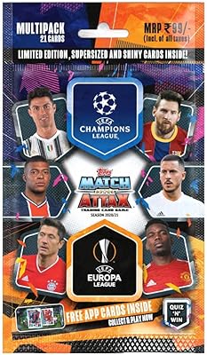 Tops uefa champions league inde et tcg uefa europa league 2020/21 (multi-pack)