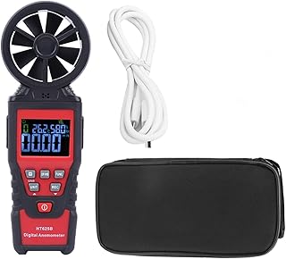 Anémomètre numérique ht625b débitmètre d'air portable mesure de la vitesse du vent appareil