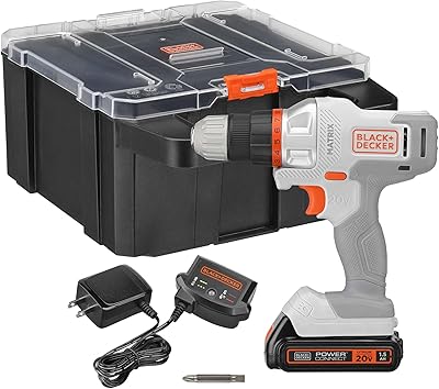 Kit de perceuse black+decker matrix 20v max avec sac de rangement (bdcdmt120wcstff). Profitez des meilleurs deals du Sénégal sur Diaytar