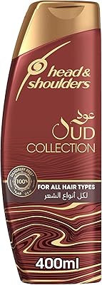 Shampooing antipelliculaire head & shoulders, collection oud pour tous types de cheveux, 400