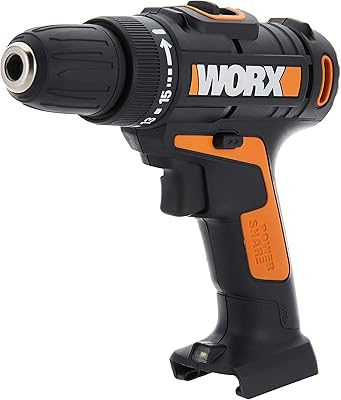 Perceuse électrique worx 20v, 30nm, outil seul, boîte de couleur, batterie et chargeur