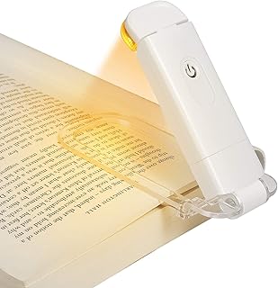 Lampe de lecture de livre ambre, lampe castwave rechargeable par usb pour la lecture