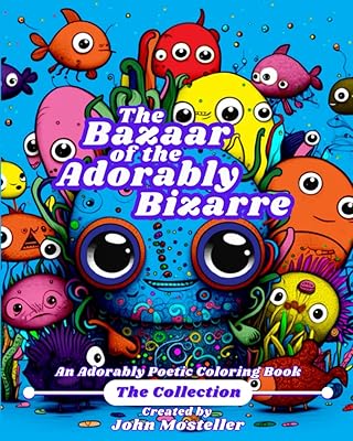 Le bazar des adorables bizarres : la collection : un livre de coloriage