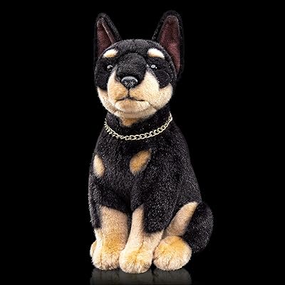 Jouet en peluche pour chiot doberman pinscher zhong xin maid - jouet