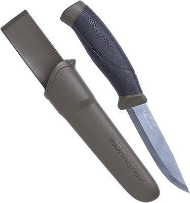 Couteau d'extérieur à lame fixe morakniv compion avec en acier inoxydable