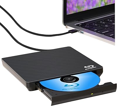 Lecteur de disque blu-ray externe portable usb 3.0 en lecture écriture dvd