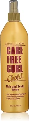 Laque pour cuir chevelu et cheveux soft shin carson free curl gold, 473