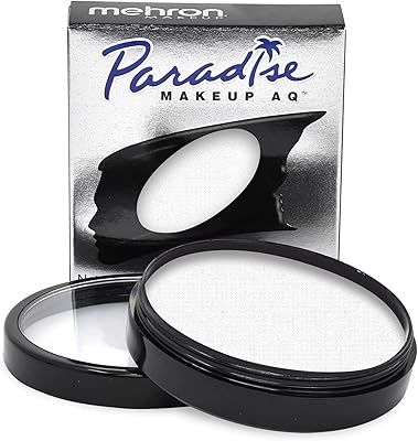 Mehron paradise makeup aq professional poudre visage et corps - blanc, 40 g