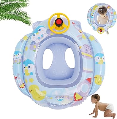 Flotteur de piscine pour tout-petits avec poignée flotteurs gonflables à
