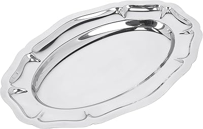 Plateau à salade royalford 30 cm en acier inoxydable rf11634 léger