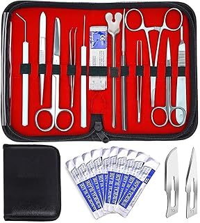 Kit d'anatomie avancé pour étudiant en médecine de 20 pièces avec lames