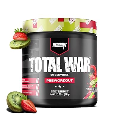 Redcon1 - poudre pré-entraînement total war - fraise kiwi - 30 portions
