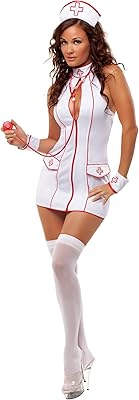 Frisky nurse starline s2016 ensemble de costumes sexy pour femme, taille médecin, adulte