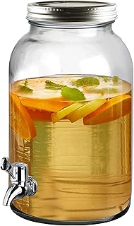 Distributeur de boissons en verre transparent feelings avec robinet de 3,25 l